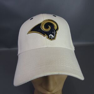 St. Louis Rams One Fit Hat NFL Reebok Stretch Flexible Cap Embroidered‎ Logo